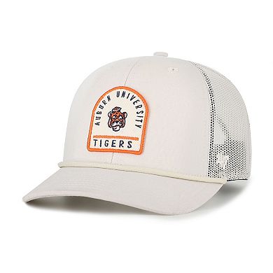 Unisex '47 Cream Auburn Tigers Core & Inline Gravestone Adjustable Trucker Hat