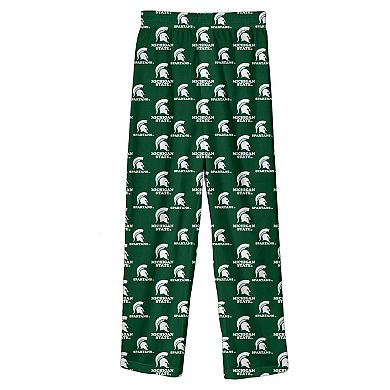 Preschool Outerstuff Green Michigan State Spartans All-Over Team Logo Pants