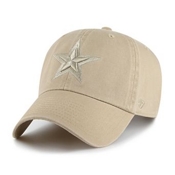 Men's '47 Khaki Dallas Cowboys Tonal Clean-Up Adjustable Hat