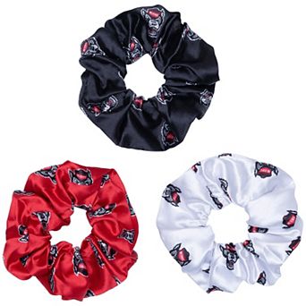 ZooZatz NC State Wolfpack Luxe Scrunchie Three-Piece Set