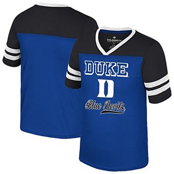 Girls Youth Colosseum Royal Duke Blue Devils Princess Bubblegum Bling T-Shirt