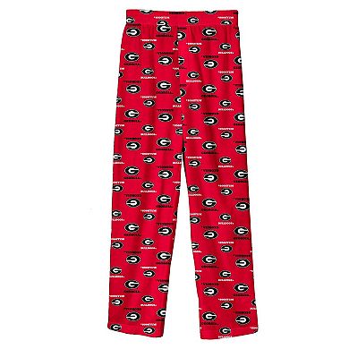 Youth Outerstuff Red Georgia Bulldogs All-Over Team Logo Pants