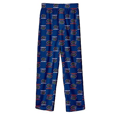 Youth Outerstuff Royal Florida Gators All-Over Team Logo Pants