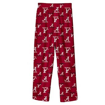 Youth Outerstuff Crimson Alabama Crimson Tide All-Over Team Logo Pants