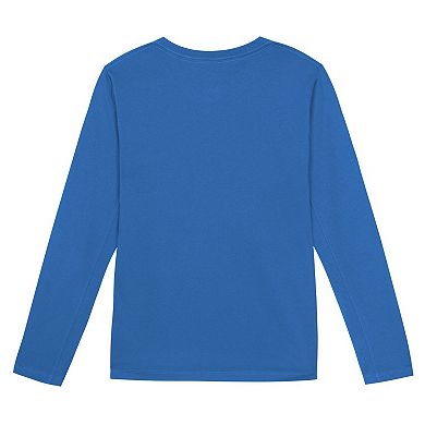Preschool Nike Blue Detroit Lions Primetime Legend Icon Long Sleeve Performance T-Shirt