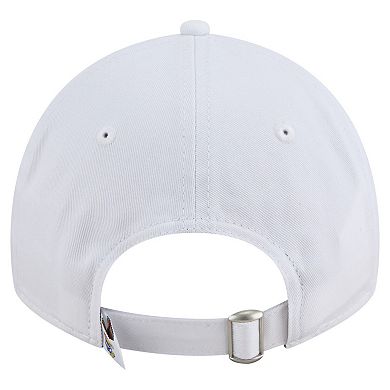 Men's New Era White Kansas Jayhawks Fan 9TWENTY Adjustable Hat