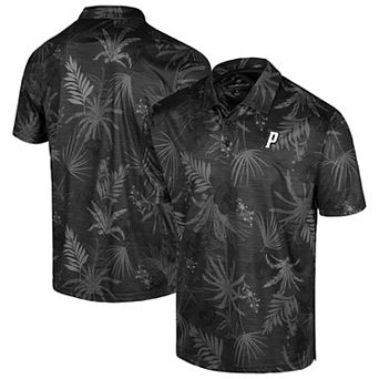 Men's Colosseum Black Providence Friars Palms Team Polo