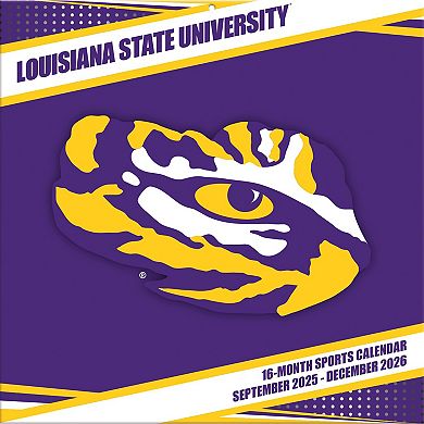 LSU Tigers 12 ۝ x 12 ۝ 2026 Team Wall Calendar