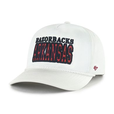 Women's '47 White Arkansas Razorbacks Outspoken Hitch Adjustable Hat