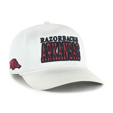 Women's '47 White Arkansas Razorbacks Outspoken Hitch Adjustable Hat