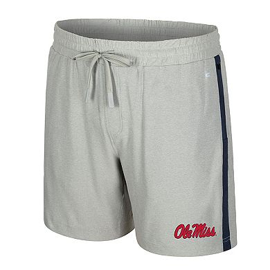 Men's Colosseum Gray Ole Miss Rebels Mac Shorts