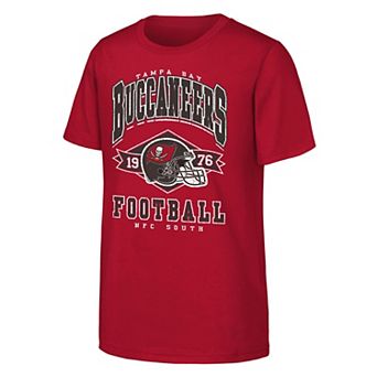 Youth Outerstuff Red Tampa Bay Buccaneers Kick Off T-Shirt