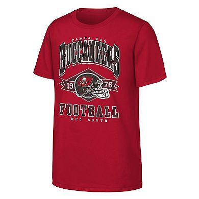Youth Outerstuff Red Tampa Bay Buccaneers Kick Off T-Shirt