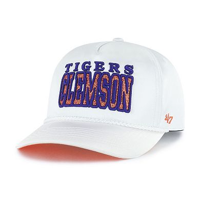 Women's '47 White Clemson Tigers Outspoken Hitch Adjustable Hat