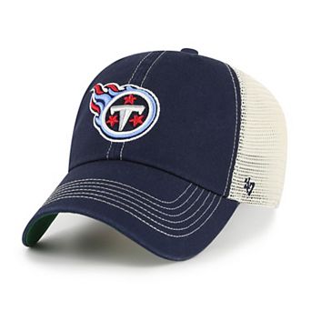 Men's '47 Navy/Natural Tennessee Titans Trawler Trucker Clean Up Adjustable Hat