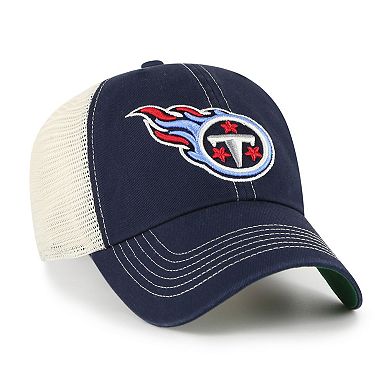 Men's '47 Navy/Natural Tennessee Titans Trawler Trucker Clean Up Adjustable Hat