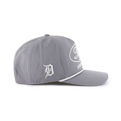 Men's '47 Gray Detroit Tigers Foundational Hitch Adjustable Hat