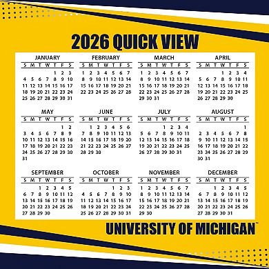 Michigan Wolverines 2026 Box Calendar