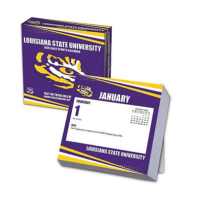 LSU Tigers 2026 Box Calendar