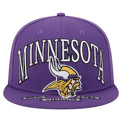 Men's New Era Purple Minnesota Vikings Oversized 59FIFTY Fitted Hat