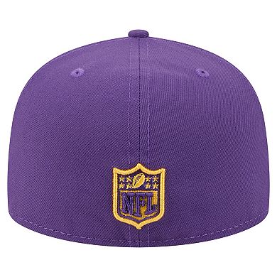 Men's New Era Purple Minnesota Vikings Oversized 59FIFTY Fitted Hat