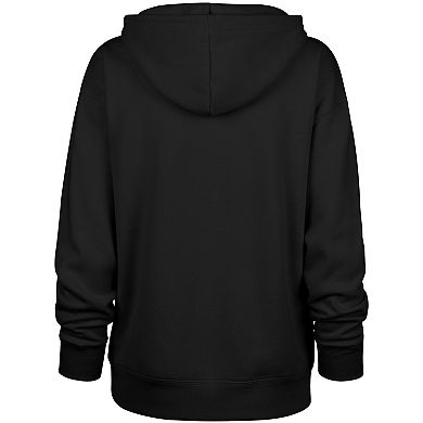Women's '47 Black Baltimore Ravens Whirlwind Naomi Pullover Hoodie
