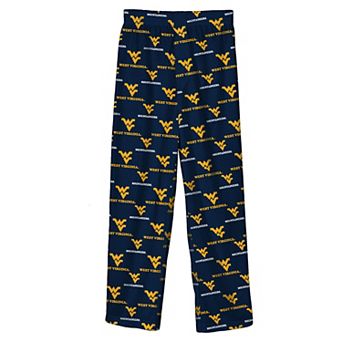 Youth Navy West Virginia Mountaineers Team Color Printed Pants