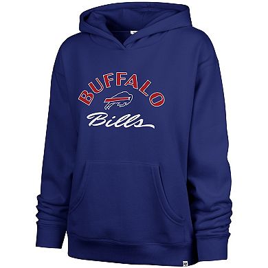 Women's '47 Royal Buffalo Bills Whirlwind Naomi Pullover Hoodie
