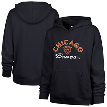 Women's '47 Navy Chicago Bears Whirlwind Naomi Pullover Hoodie