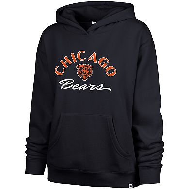 Women's '47 Navy Chicago Bears Whirlwind Naomi Pullover Hoodie