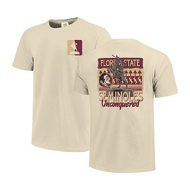 Unisex Image One Natural Florida State Seminoles Hyper Local Statue T-Shirt