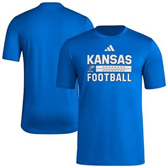 Men's adidas Royal Kansas Jayhawks Locker Laces Out Pre-Game T-Shirt