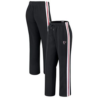 Women's WEAR by Erin Andrews Black Atlanta Falcons Color-Block Straight Leg Pants