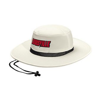 Unisex adidas Cream Louisville Cardinals Wide Brim Boonie Bucket Hat