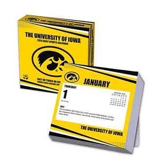 Iowa Hawkeyes 2026 Box Calendar