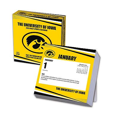 Iowa Hawkeyes 2026 Box Calendar
