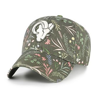 Women's '47 Green Los Angeles Rams Verbena Clean Up Adjustable Hat