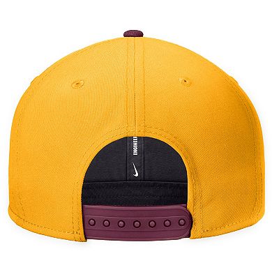 Men's Nike Gold Minnesota Golden Gophers Vintage Script Pro Dri-FIT Snapback Hat