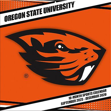 Oregon State Beavers 12 ۝ x 12 ۝ 2026 Team Wall Calendar
