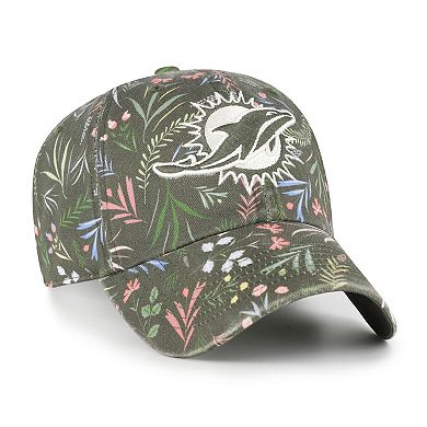 Women's '47 Green Miami Dolphins Verbena Clean Up Adjustable Hat