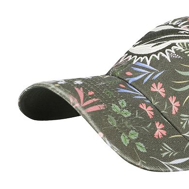 Women's '47 Green Miami Dolphins Verbena Clean Up Adjustable Hat