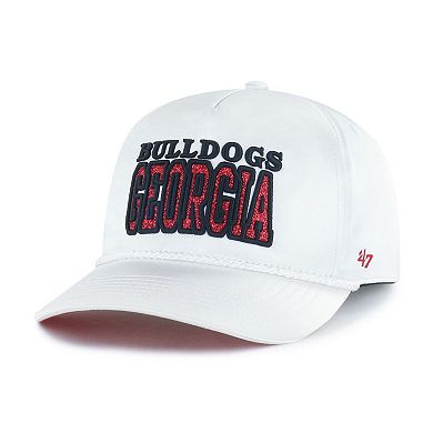Women's '47 White Georgia Bulldogs Outspoken Hitch Adjustable Hat