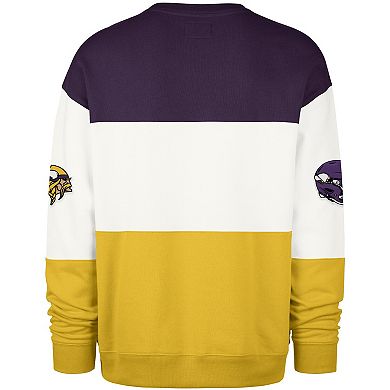 Men's '47 Purple/Gold Minnesota Vikings Breeze Maximalist Sweatshirt
