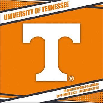 Tennessee Volunteers 12�۝ x 12�۝ 2026 Team Wall Calendar