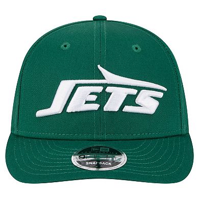 Men's New Era Green New York Jets Main Low Profile 9FIFTY Snapback Hat