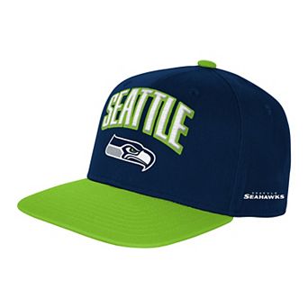Youth Outerstuff College Navy Seattle Seahawks Essentials Adjustable Hat