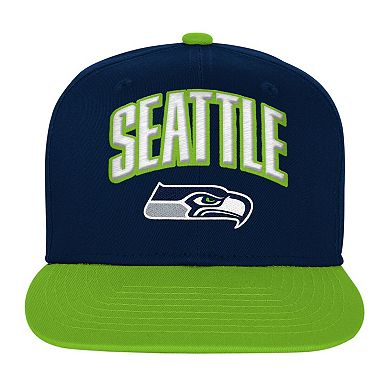 Youth Outerstuff College Navy Seattle Seahawks Essentials Adjustable Hat