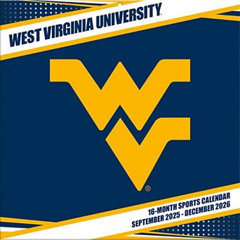 West Virginia Mountaineers 12�۝ x 12�۝ 2026 Team Wall Calendar