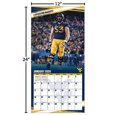 West Virginia Mountaineers 12 ۝ x 12 ۝ 2026 Team Wall Calendar