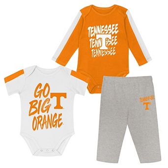 Infant Outerstuff Tennessee Orange/White Tennessee Volunteers Double Down Creeper and Pants 3 pc Set